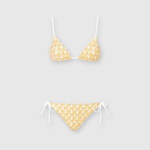 Missoni Lace triangle bikini with lamé size 40.